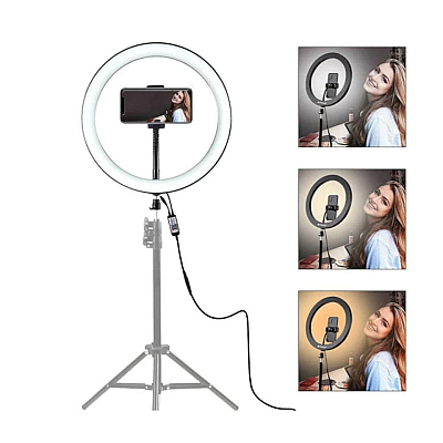 Lampa Ring Light LED 18 inch pentru selfie-uri HA