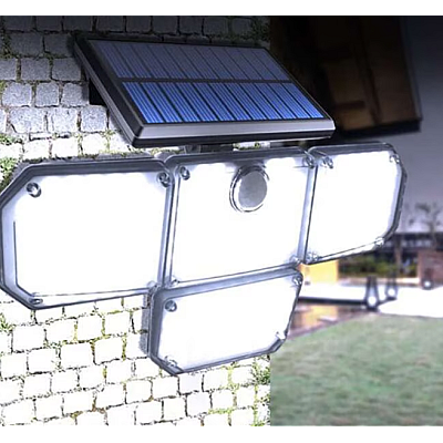 Lampa solara 292 LED cu 4 casete si senzor miscare