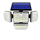 Lampa solara 292 LED cu 4 casete si senzor miscare