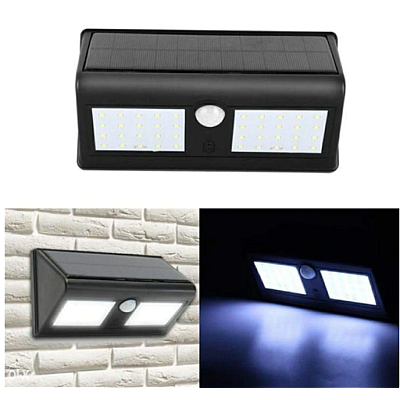 UB Lampa solara DUBLA  40 LED cu senzor de miscare si lumina