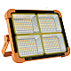 Lampa solara portabila de lucru functie incarcator 336 Leduri reincarcabila 500W temperatura 6500K Portocalie