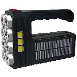 Lanterna LED cu incarcare solara si USB 3 moduri 11 leduri ST-11