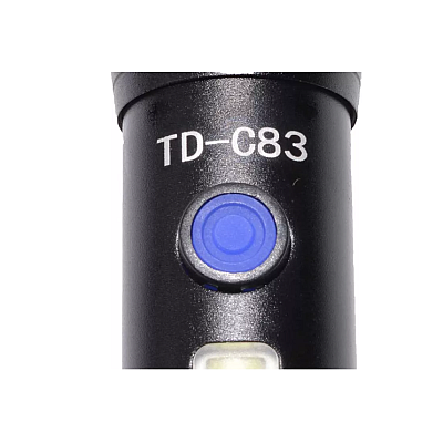 Lanterna TD-C83 cu LED CREE 7 W LED lateral COB 7 W acumulator integrat zoom telescopic