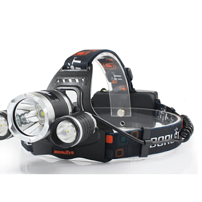 UB Lanterna de CAP TRIPLA 3 LED Cree-XML T6