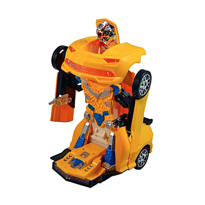 Masinuta Robot Transformers Galbena