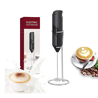 Mixer spuma de lapte cu stand vertical ideal pentru cappuccino caffe latte