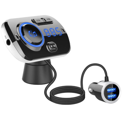 Modulator FM Bluetooth cu Incarcare Rapida BC49BQ Modulator FM Bluetooth cu Incarcare Rapida BC49BQ
