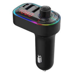 Modulator FM C12 Bluetooth Rgb 3.1A+Type C Modulator FM C12 Bluetooth Rgb 3.1A+Type C