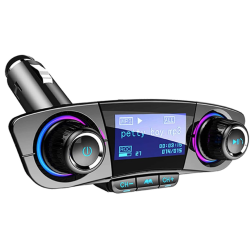 Modulator Fm Functie De Incarcare Telefon Bluetooth Handsfree Compatibilitate Universal Negru Modulator Fm Functie De Incarcare Telefon Bluetooth Handsfree Compatibilitate Universal Negru