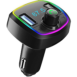 Modulator Transmitator FM cu functie de incarcator auto Usb Bluetooth 5.0 12 24 V M32