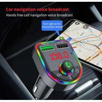 Modulator Mp3 Fm Auto F6 cu Bluetooth, Redare USB Modulator Mp3 Fm Auto F6 cu Bluetooth, Redare USB