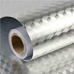 4 X Autocolant ALUMINIU pentru Bucatarie 40x500 cm Model ROMB 4 X Autocolant ALUMINIU pentru Bucatarie 40x500 cm Model ROMB