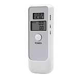 Tester de alcoolemie digital functie de ceas cronometru alb - AT002