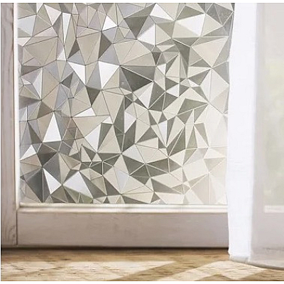 Folie geam cu efecte geometrice 45 cm x 300 cm