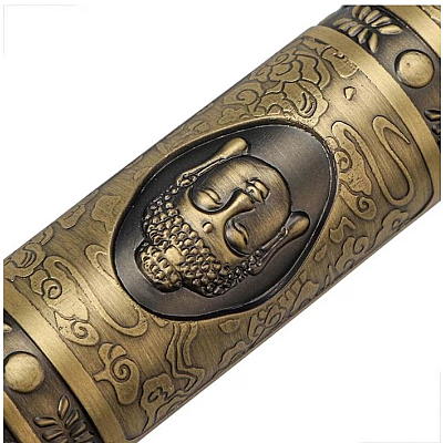 Aparat de tuns buddha vintage reincarcabil cu cablu usb si accesorii