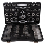 Trusa tarozi si filiere 110 piese M2-M18 set metric profesional Trusa tarozi si filiere 110 piese M2-M18 set metric profesional