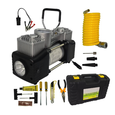 Trusa Compresor auto 12V PREMIUM cu 2 cilindri LIDER MX931 Trusa Compresor auto 12V PREMIUM cu 2 cilindri LIDER MX931