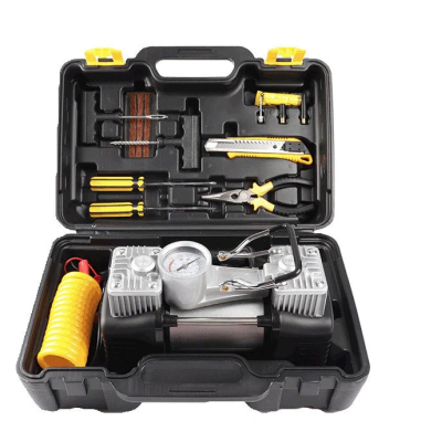 Trusa Compresor auto 12V PREMIUM cu 2 cilindri LIDER MX931 Trusa Compresor auto 12V PREMIUM cu 2 cilindri LIDER MX931