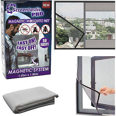 Plasa magnetica antiinsecte 150 x 180 cm Screentastic Pro