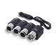 Priza Auto 12V  Olesson 1508 cu 5 intrari 120 W negru Priza Auto 12V  Olesson 1508 cu 5 intrari 120 W negru
