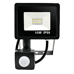 Proiector LED 10W 900lm cu senzor de miscare 6500K IP66