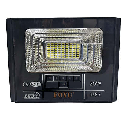 Proiector LED 25W cu panou solar si telecomanda FO-T225