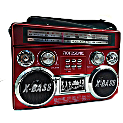 Aparat Radio Portabil MP3 Rotosonic XB-372 3 Benzi BT Suport Card SD/USB 2 Difuzoare