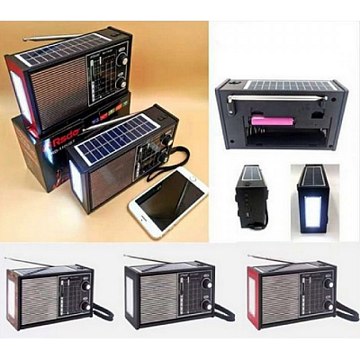 Radio RD-110UBT  portabil solar cu Bluetooth cu MP3 Player și lanternă