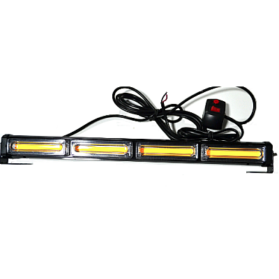 Rampa avertizare luminoasa 4 Led COB 12/24v