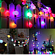 Rola Instalatie 20m 160 LED RGB Globulete Mate Multicolore Fir Alb
