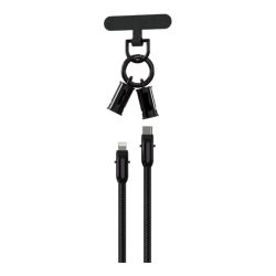 Cablu de date Type C la Lightning 30W cu curea si conexiune magnetica Andowl Q SJ16B Cablu de date Type C la Lightning 30W cu curea si conexiune magnetica Andowl Q SJ16B