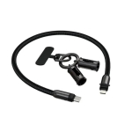 Cablu de date Type C la Lightning 30W cu curea si conexiune magnetica Andowl Q SJ16B Cablu de date Type C la Lightning 30W cu curea si conexiune magnetica Andowl Q SJ16B