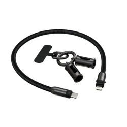 Cablu de date Type C la Lightning 30W cu curea si conexiune magnetica Andowl Q SJ16B Cablu de date Type C la Lightning 30W cu curea si conexiune magnetica Andowl Q SJ16B