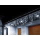 Instalatie 12 metri ALB RECE 300 LED tip turturi franjuri Instalatie 12 metri ALB RECE 300 LED tip turturi franjuri