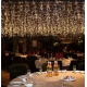 Instalatie 12 metri ALB CALD 300 LED tip turturi franjuri Instalatie 12 metri ALB CALD 300 LED tip turturi franjuri
