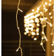 Instalatie 20 metri ALB CALD 500 LED tip turturi franjuri Instalatie 20 metri ALB CALD 500 LED tip turturi franjuri