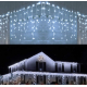 Instalatie 20 metri ALB CALD 500 LED tip turturi franjuri Instalatie 20 metri ALB CALD 500 LED tip turturi franjuri