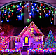 Instalatie 30 metri MULTICOLOR 1200 LED tip turturi franjuri Instalatie 30 metri MULTICOLOR 1200 LED tip turturi franjuri