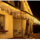 Instalatie 30 metri ALB CALD 1200 LED tip turturi franjuri Instalatie 30 metri ALB CALD 1200 LED tip turturi franjuri