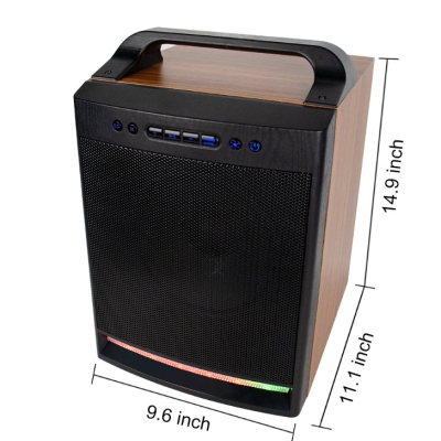 Boxa wireless patrata ZQS8170 de 8 inch cu microfon Boxa wireless patrata ZQS8170 de 8 inch cu microfon