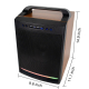 Boxa wireless patrata ZQS8170 de 8 inch cu microfon Boxa wireless patrata ZQS8170 de 8 inch cu microfon