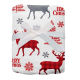 Patura Christmas 150x200cm design fulgi de zapada si brad si reni colorata Patura Christmas 150x200cm design fulgi de zapada si brad si reni colorata