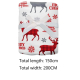 Patura Christmas 150x200cm design fulgi de zapada si brad si reni colorata Patura Christmas 150x200cm design fulgi de zapada si brad si reni colorata
