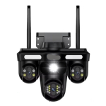 Camera de Supraveghere Conexiune WIFI 3 Lentile 12 MP Vedere Panoramica Night vision Camera de Supraveghere Conexiune WIFI 3 Lentile 12 MP Vedere Panoramica Night vision