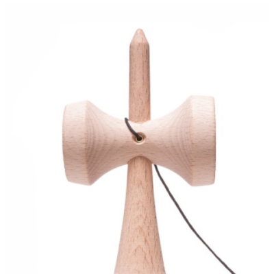 Kendama profesionala din lemn cu bila ROSU/NEGRU