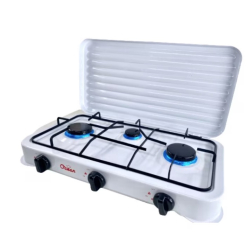 Aragaz portabil cu 3 ochiuri model 2855 alimentare butelie ALB