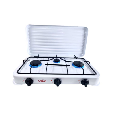 Aragaz portabil cu 3 ochiuri model 2855 alimentare butelie ALB