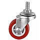 4 X Roti Rosii MEDII 65mm Pivotante cu Surub ROTILE 4 X Roti Rosii MEDII 65mm Pivotante cu Surub ROTILE