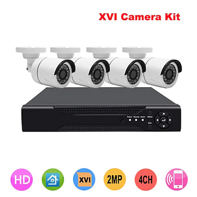 Kit Supraveghere Video CCTV DVR 4 Camere EXTERIOR