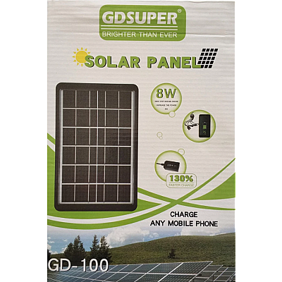 Panou solar GD100 portabil 8W GD SUPER